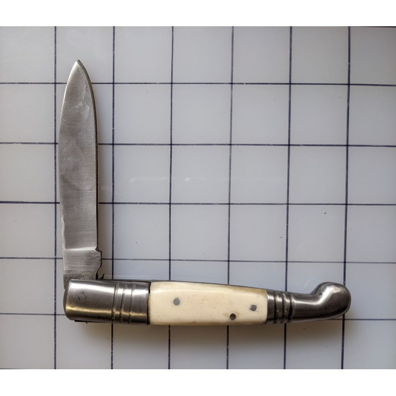 Bone Handle Pocket Knife with Steel Bolsters