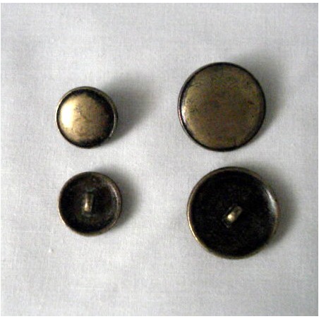 18th Century Antique Pewter Buttons