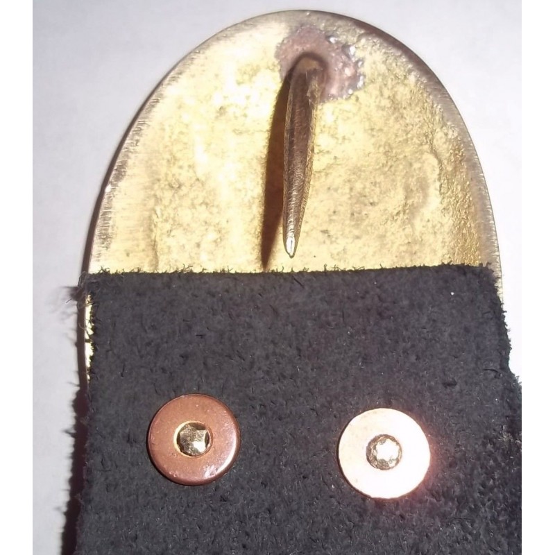 18th Century Oval Brass Buckle