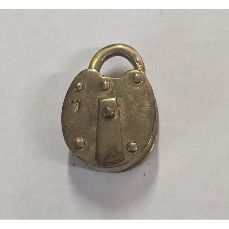 Small Brass Padlocks, Small rounded brass padlock, brass lock, lock and key