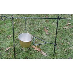 Tripod Campfire Stand extra heavy duty to by BlacksmithCreations, $375.00